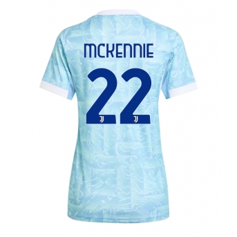Billige Fotballdrakt Juventus Weston McKennie #22 Replika Bortedrakt Dame 2025-26 Kortermet